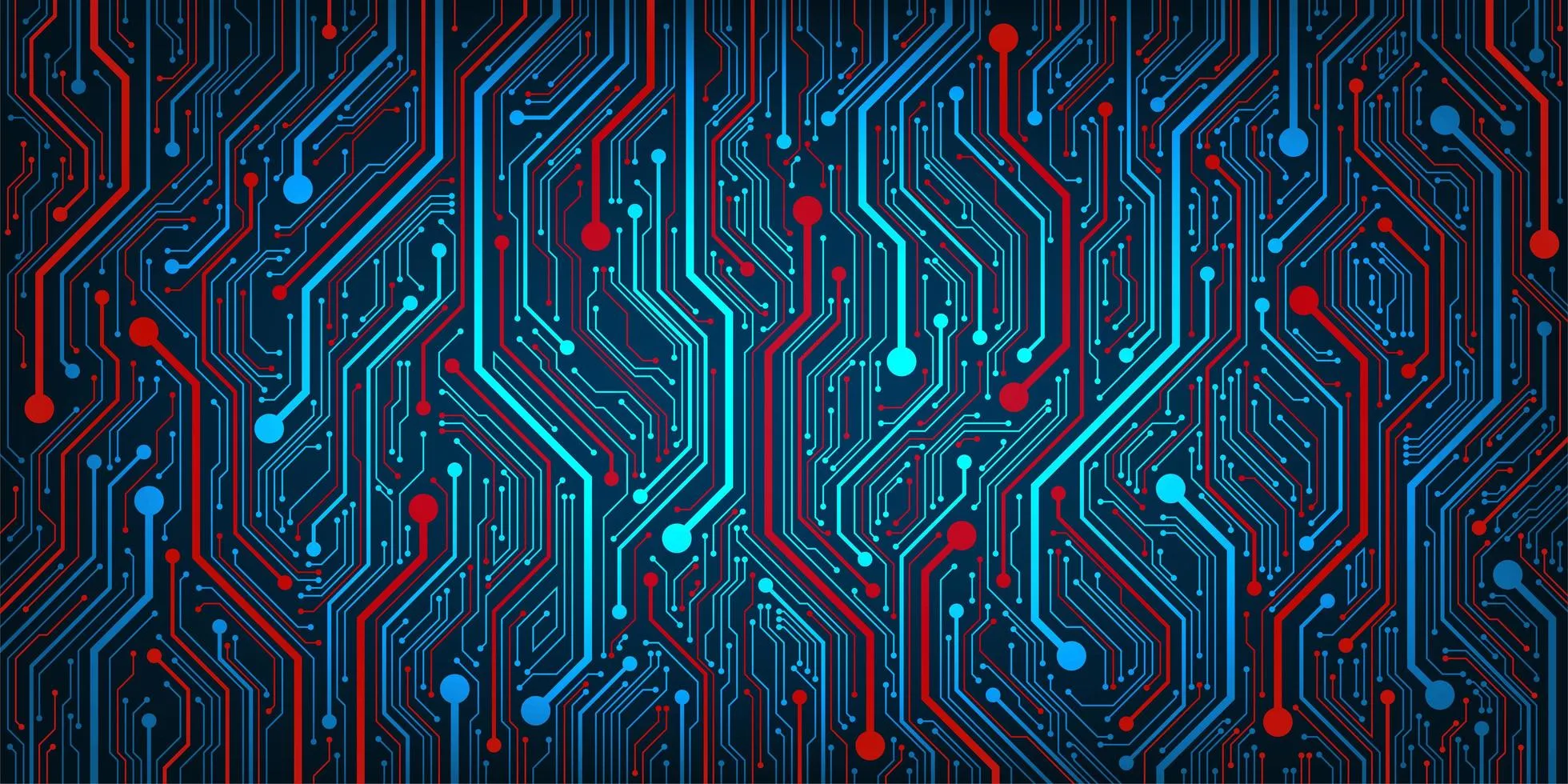 design in the concept of electronic circuit boards vector